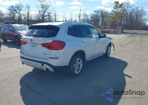 2019 BMW X3 xDrive30I z USA, uszkodzony, nr VIN 5UXTR9C53KLE14519
